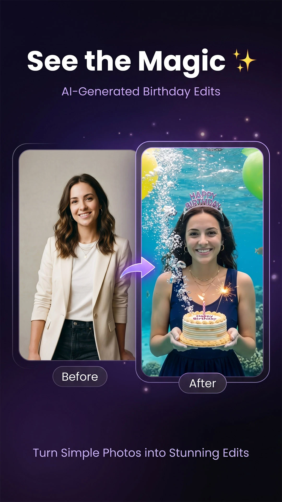 Birthday AI Photo Prompts screenshot