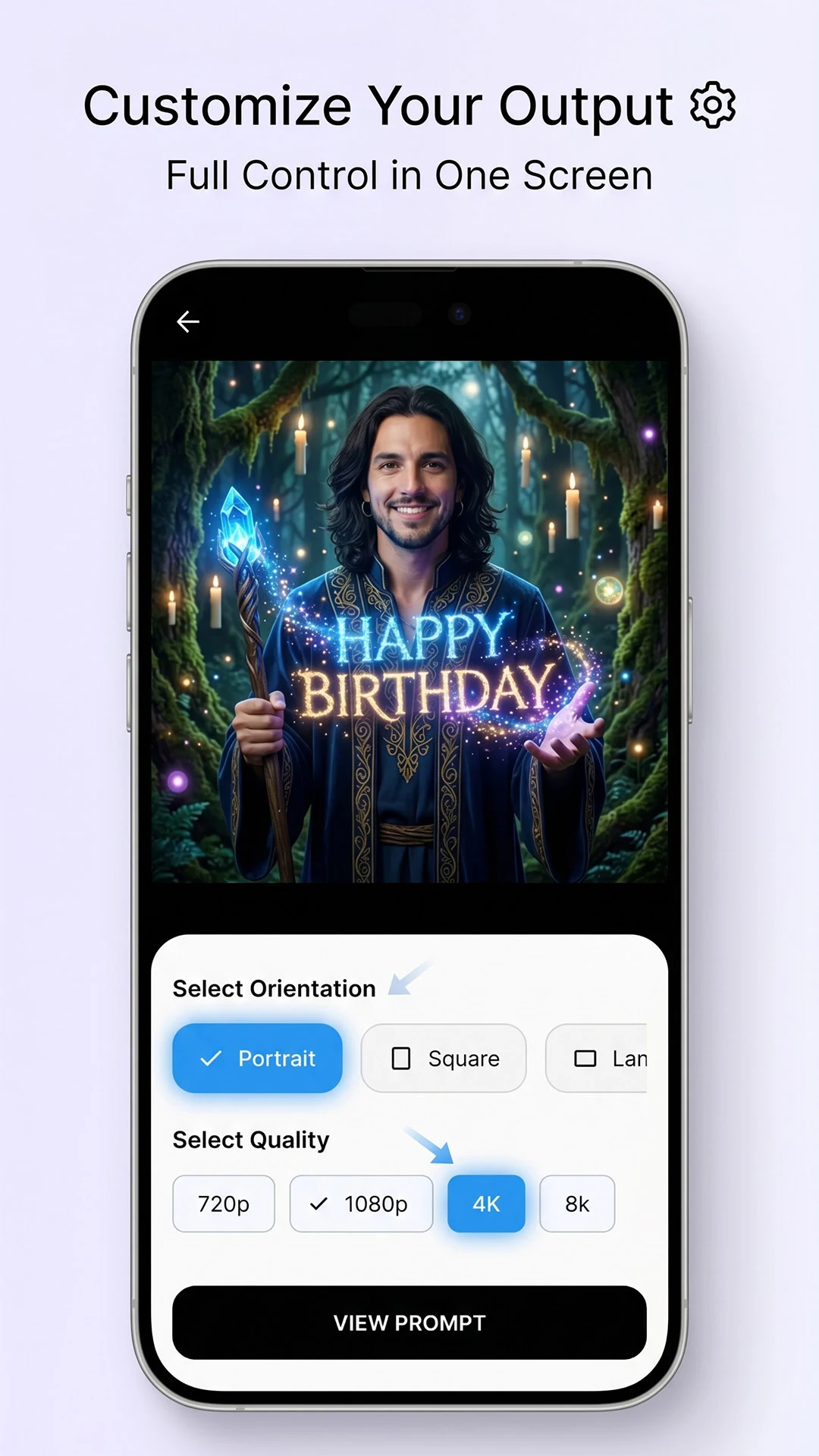 Birthday AI Photo Prompts screenshot