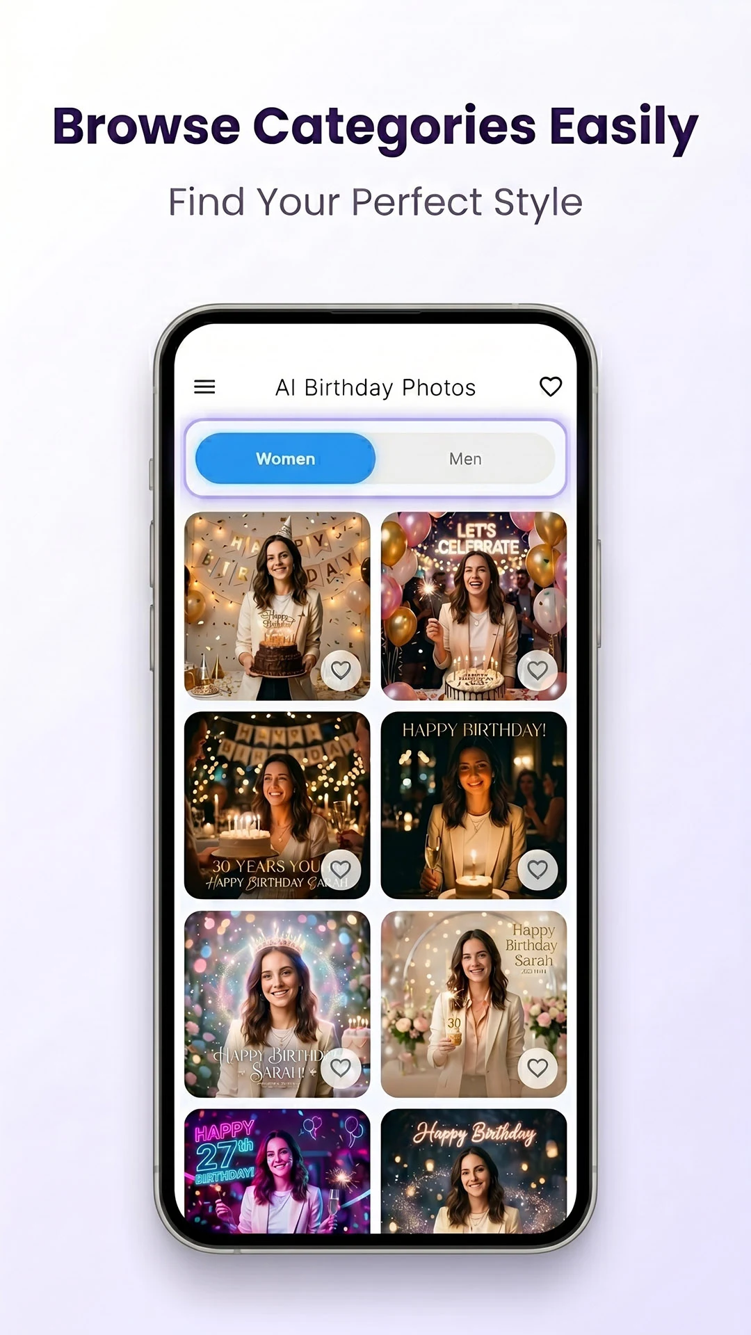 Birthday AI Photo Prompts screenshot
